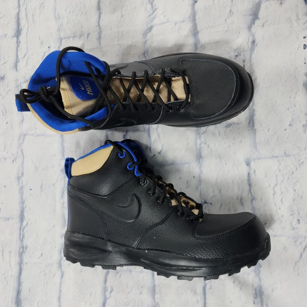 Nike Boots YOUTH SIZE 6.5Y WOMENS 8 Manoa LTR Black Sesame Game Royal BQ5372 003